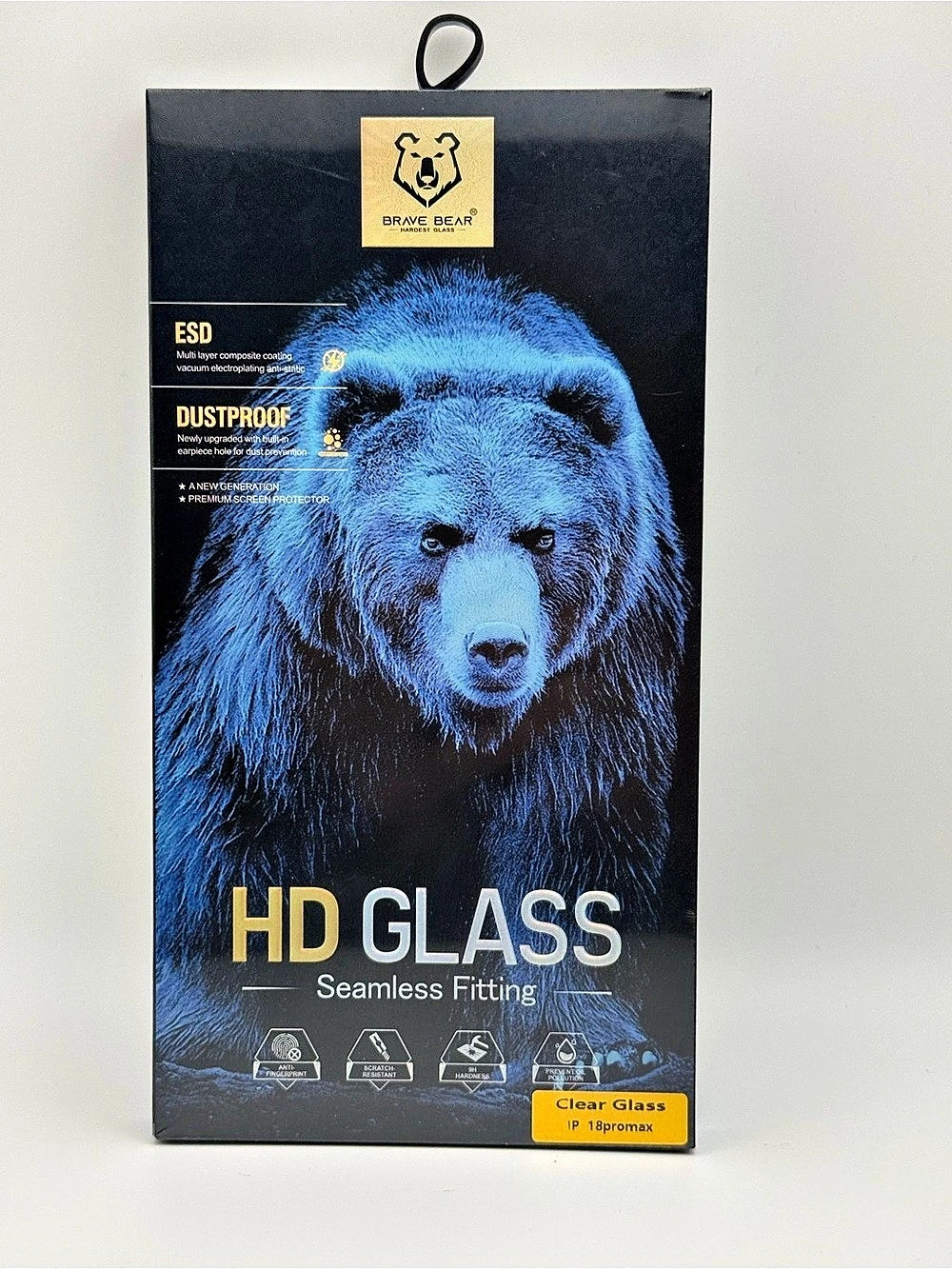 iphone 18ProMax Premium 9H HD
Screen protector Anti scratch military
Grade Drop